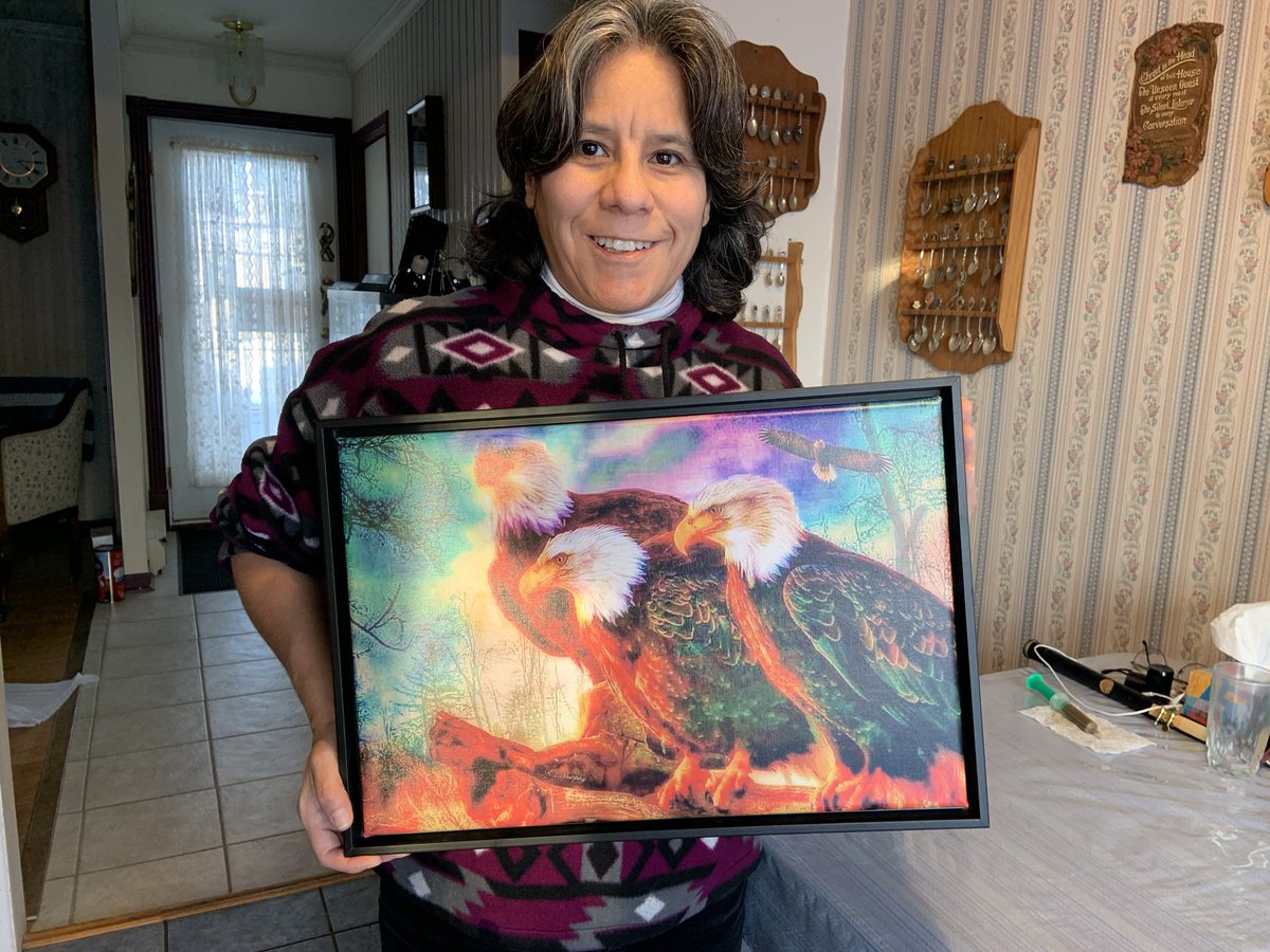 Sold!! This heads to Saskatchewan! #art #artist #artistsontwitter #Artistry