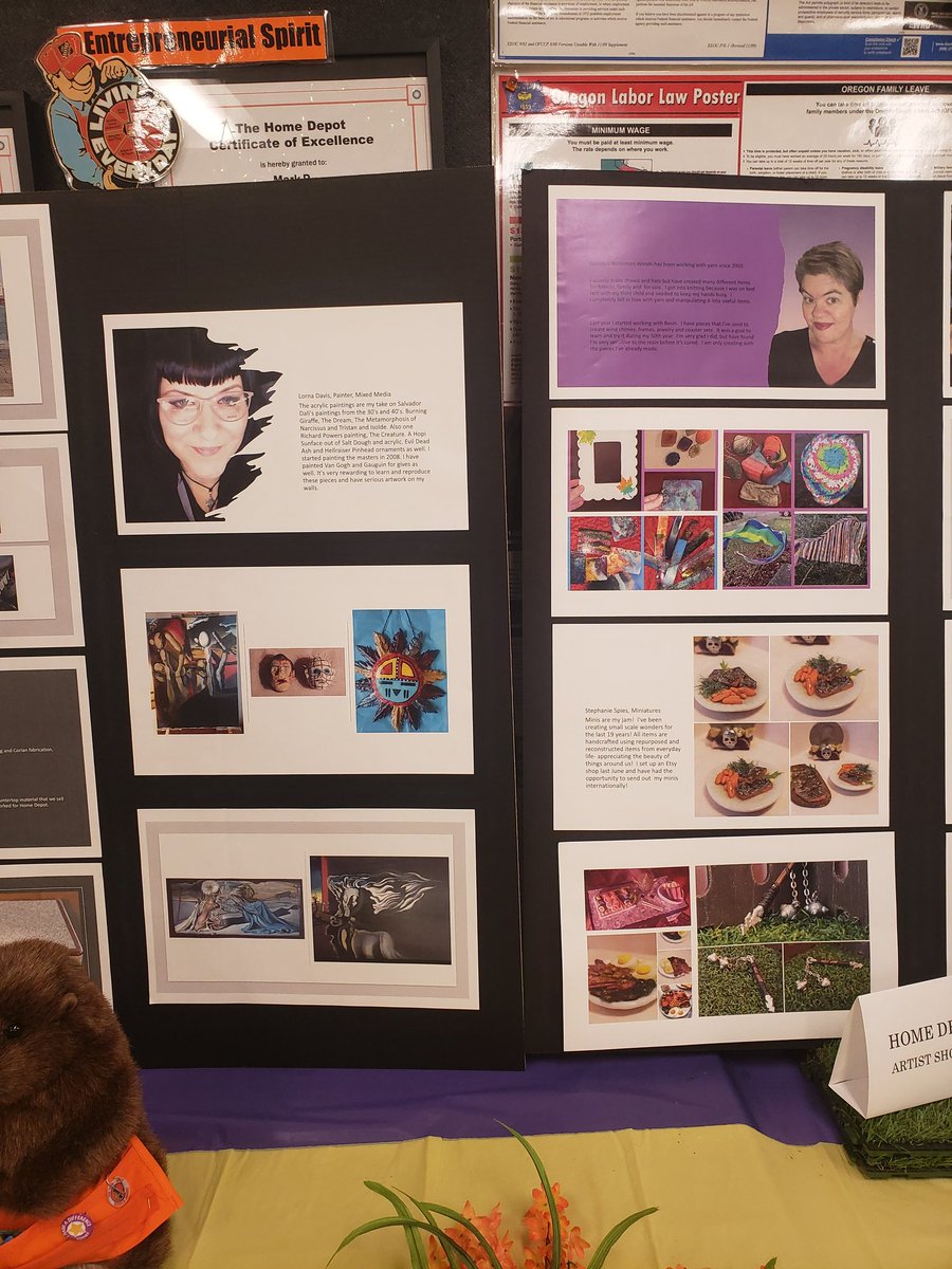 Steph_FES's tweet photo. Day 6 of #12daysofspring #THD4018 virtual art show! This turned out so so amazing and I actually got all weepy seeing how involved and into it every one is!!! The biggest of shootouts to @RebeccaSASM4018 π@π§‘
@JMelonHD @DepotWink @HomeSasquatch @WoodsWatterson @portland_steve https://t.co/6acBf7UYkA