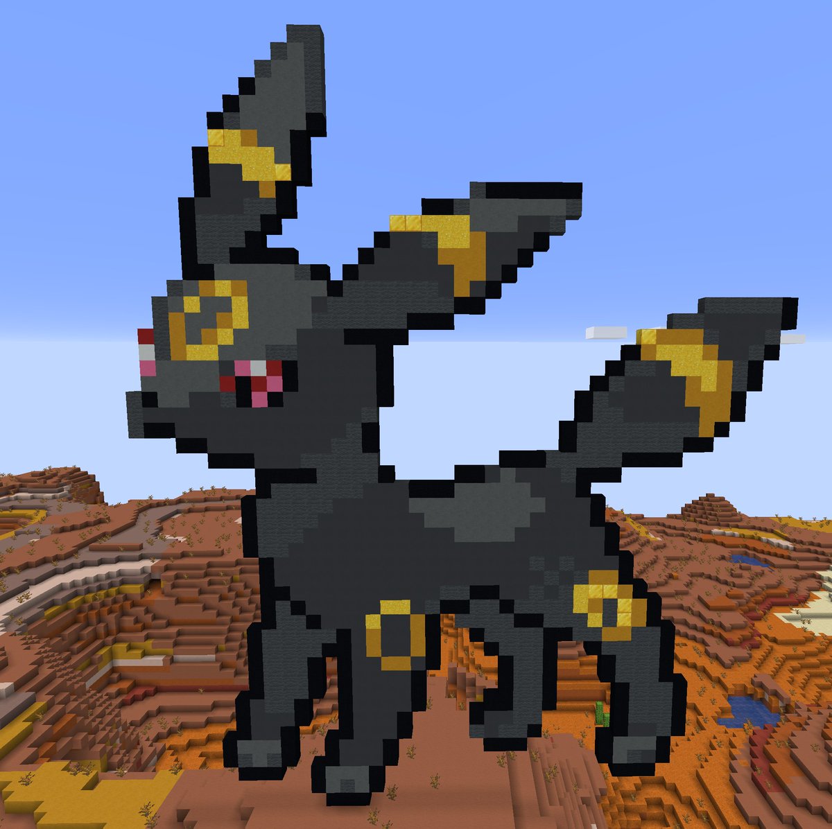 Naidre_Orvir's tweet photo. Umbreon! #minecraft #pixelart #minecraftpixelart #pokemon #Umbreon #pokemonpixelart https://t.co/m0QW79TCY5