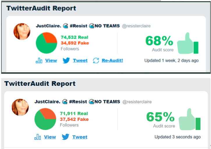 Right now my bigger concern is with this account due to the sheer volume of fake accounts. She has added 2950 more fakes in just 3 days.