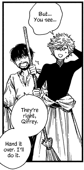 CARES THEM AGGRESSIVELY 