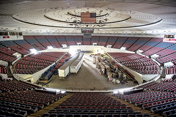 The Mid South Coliseum:Monday night wrestling. The Fresh Fest. The Monster Truck Jam. Memphis State Tigers Basketball. The building was closed due to non usage. It is now a storage facility. It deserves so much better....