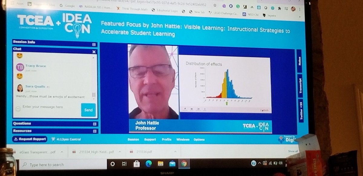 AggieKJ2009's tweet photo. Thank you for a great virtual conference @TCEA! It was a brilliant  blend of live and on demand learning that we get to finish on our time. Hearing Hattie speak was a dream!!! I am excited to keep brainstorming with my team and sharing new inspirations!@NISD_Learning https://t.co/RlpG5RxIri