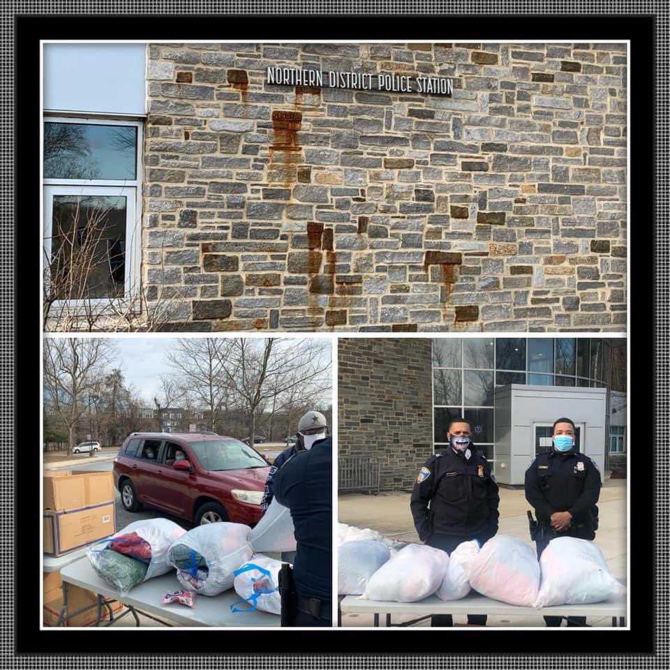 The Northern District hosted a coat drive today, distributing over 100 coats to the community.  #positivepolicing #TheNorthernDistrict #communityservice