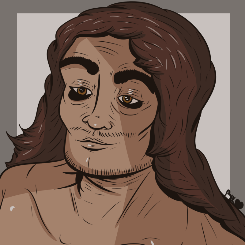 Literally drew this and all I can think of is a ripped-off Tarzan. Big Sad. #digitalart #ArtistOnTwitter #art