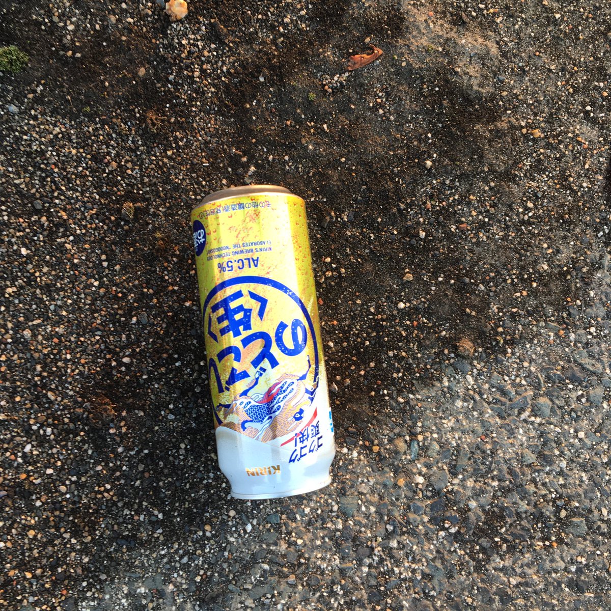 withjzx81's tweet photo. 『のどごし 生』を飲んでポイ捨てした貴方へ➡️コレを拾ったボクは『むなくそ 悪』#路上清掃 #清掃活動 #清掃ボランティア #綺麗な道路を取り戻そう #道路愛護 #モラル向上委員会 #捨てないで #ダメ絶対 #不法投棄 #マナーを守る #SDGs #空き缶は屑カゴへ #KIRIN #喉越し #生 #500ml #ALC #ALC5% https://t.co/p0UvqMRmDy