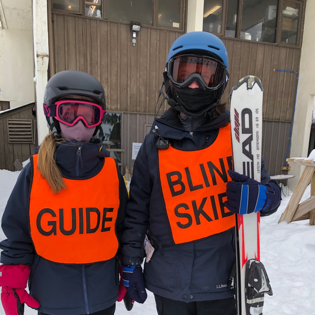 vtadaptive's tweet photo. Thanks for breaking in the new headset for us, Leah! And to Julia for helping to guide for your sister at @BoltonValley today. #sistersrule #foundatbv #adaptivesports #vtadaptive #skivt #winter #vt https://t.co/8m8xnXwIGM