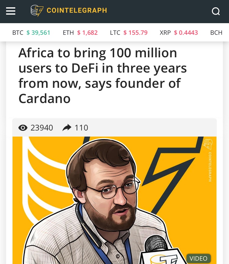 Cardano’s business model has aimed at the developing world, where banking and governance is behind the West in many regards, but not under the thumb if entrenched oligarchs.