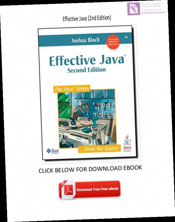 effective java 2nd edition pdf download free / Twitter