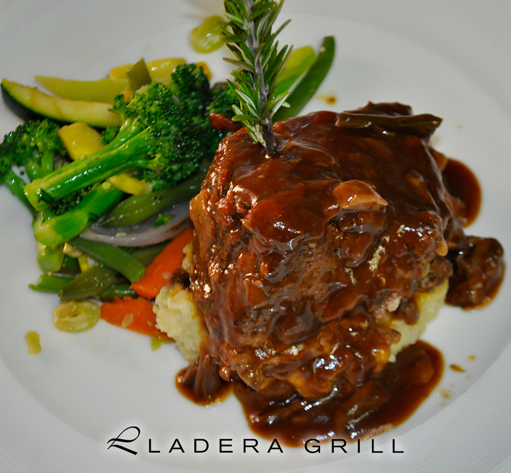 LaderaGrill's tweet photo. #Dinner is upon us and we have some delicious specials to end your Saturday on the upside.  Take a look at our specials menu at https://t.co/iwHgTNDXGR These Short Ribs are there as well as many other amazing dishes.
.
.
#LaderaGrill #Restaurant #SaturdayNight #Wine #Yummy https://t.co/ItiWL6fSSU