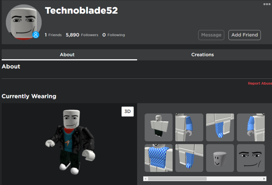 MAKING TECHNOBLADE a ROBLOX ACCOUNT 