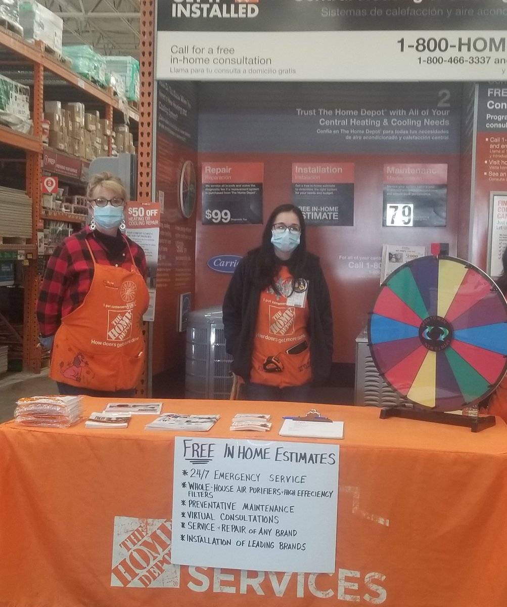 SpecialtySHANN1's tweet photo. Shout out to Jess, Amanda and Steffany for driving leads at our h-vac and air scrubber event! What a great turn out 😊 
@crystal_THD @DwillyC @THDzsazsa @Jenaye_4 @mikecoddington2 @asmbilly https://t.co/C8tJTCoujr