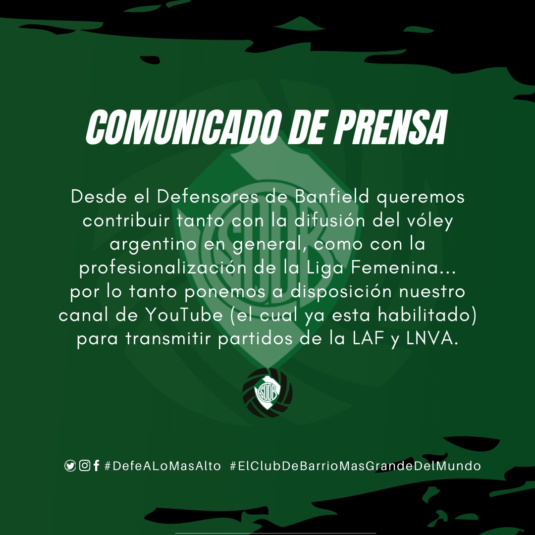 COMUNICADO DE PRENSA