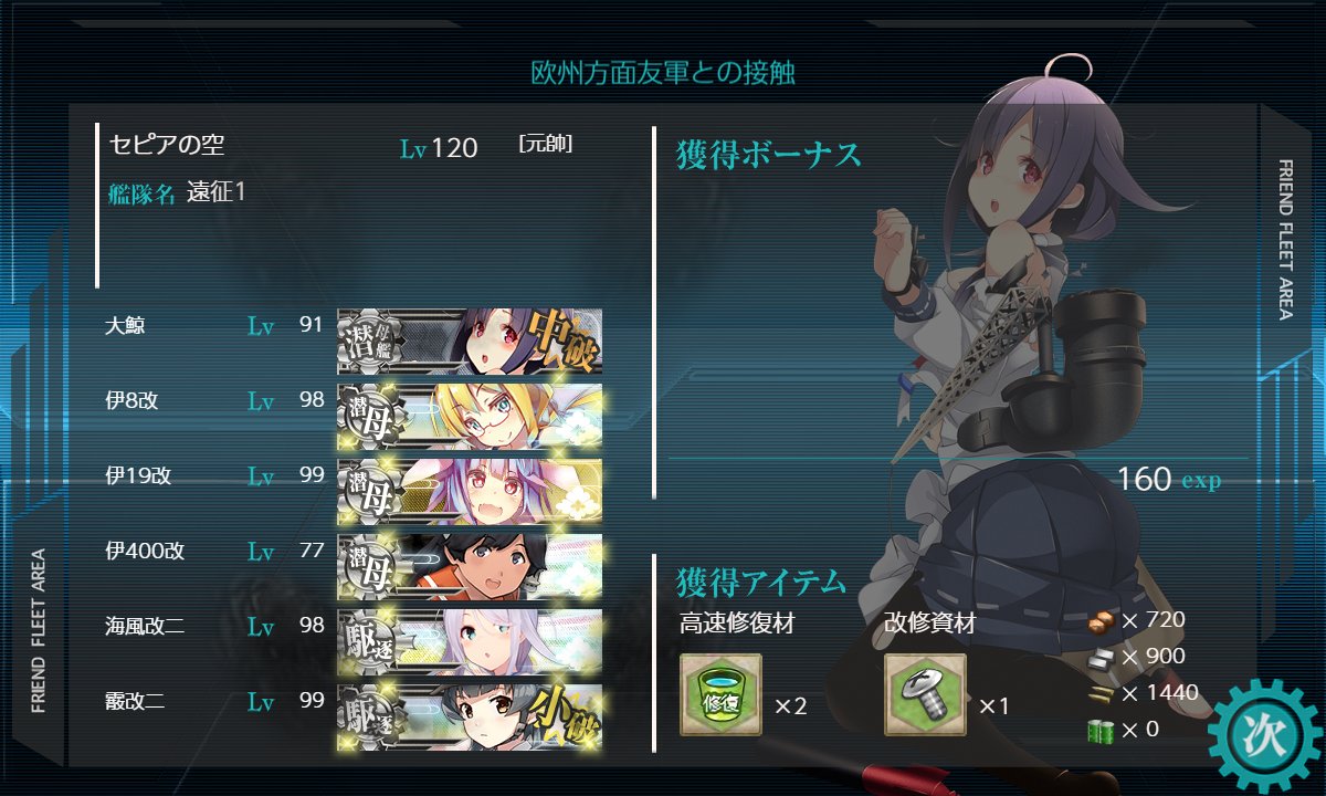 マンスリー遠征編成メモ