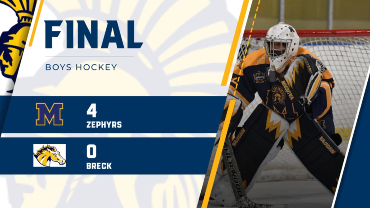 The boys hockey team went on the road and shutout Breck in a battle of top 10 teams this afternoon. #GoZephs

Photo Credit: Beth Donahue