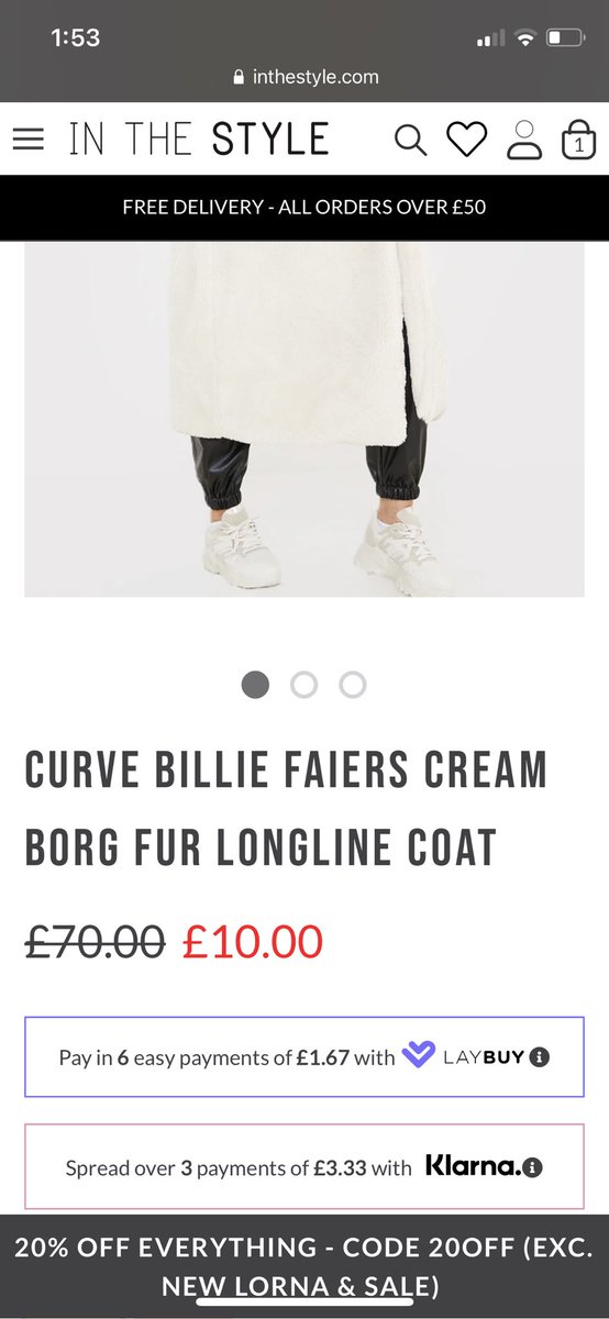 LeannaJaynee's tweet photo. @inthestyleUK hi trying to order however price is changing at check out... https://t.co/N4gmGBwAtV