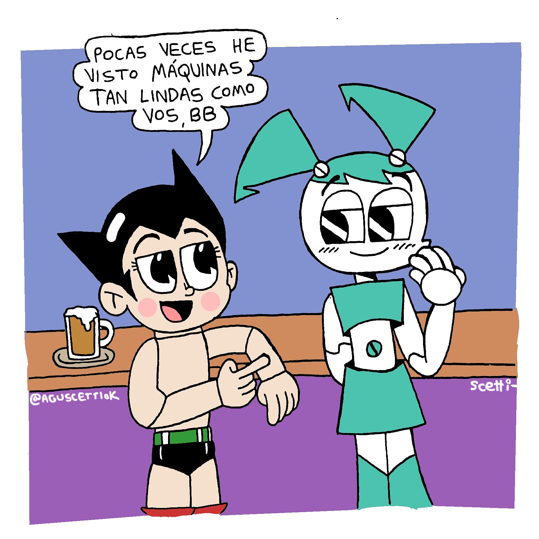 ColdYuh on X: Jenny Wakeman Vs Robot Boy #robotboy #myLifeasaTeenageRobot  #XJ9 #MLAATR #Jenny #digitalart #fanart #Nickelodeon #animegirl   / X