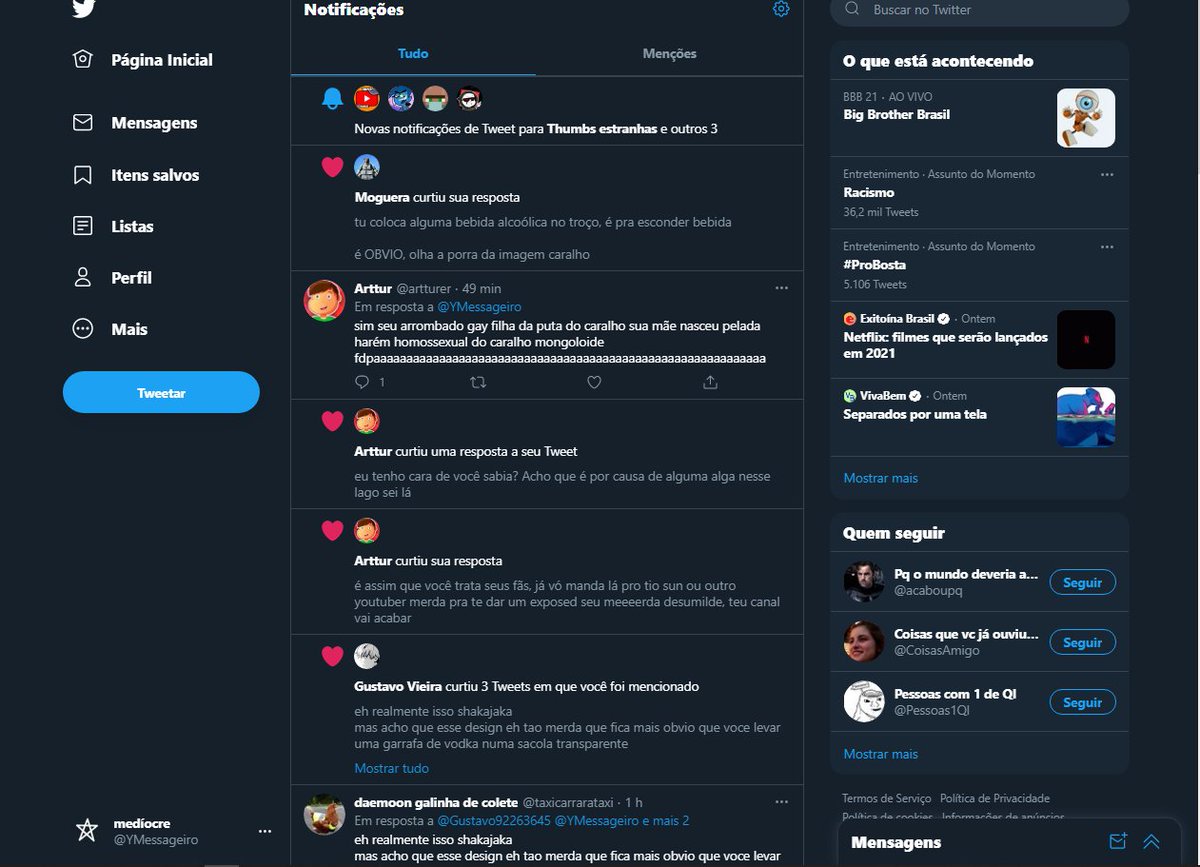 YMessageiro's tweet image. meu twitter é assim