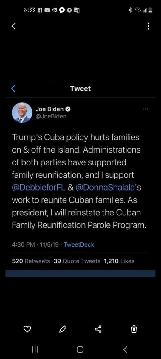 Monica37108383's tweet photo. @POTUS And what happend with the legal immigration? Mr @POTUS we know you have a lot of things to take care about but please we beg you keep your promes #StopImmigrationBan #noBan10014 #reopenCubanFPR #reopenUSHavanaEmbasy
Help our family @POTUS @VP @WhiteHouse @AliMayorkas https://t.co/IlCgOs3MOL