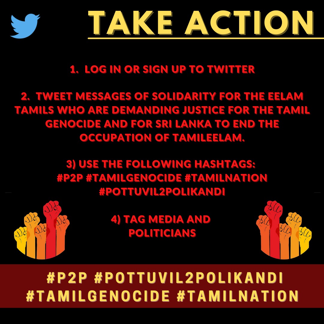 TYOCanada's tweet photo. Tamil Canadians will be organizing a car rally Feb 7th in solidarity with the Eelam Tamils demanding justice for the Tamil Genocide.  Car Rally will end at Queen's Park at 3 pm.

#P2P #Pottuvil2Polikandi #TamilGenocide #TamilNation https://t.co/i0g6eRcTb9