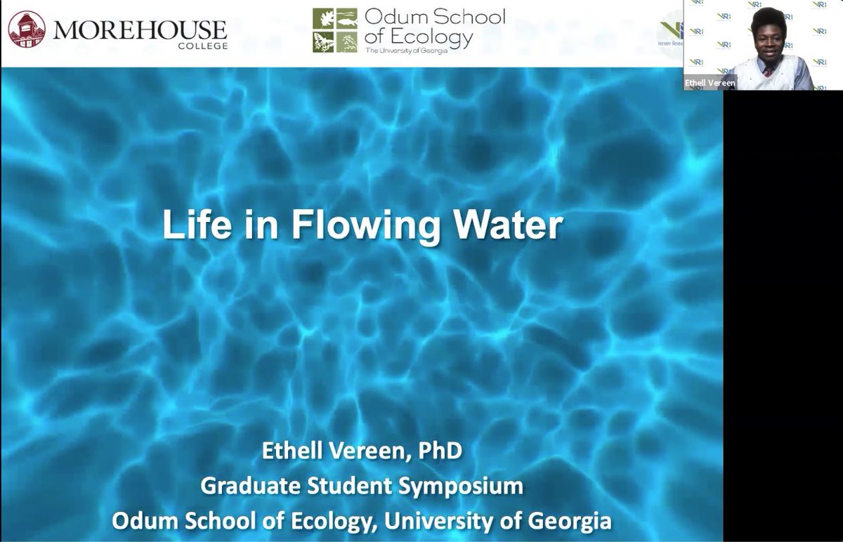 DrVereen's tweet photo. Super excited to share my work with colleagues and friends as the keynote speaker at this years #UGA Odum School of Ecology Graduate Student Symposium!! #LippLab #NSFResearcher #BIOSCRIBE #VRI And special thanks to my graduate advisor, Dr. Erin Lipp for my introduction!! https://t.co/DrOIuHkDQ7