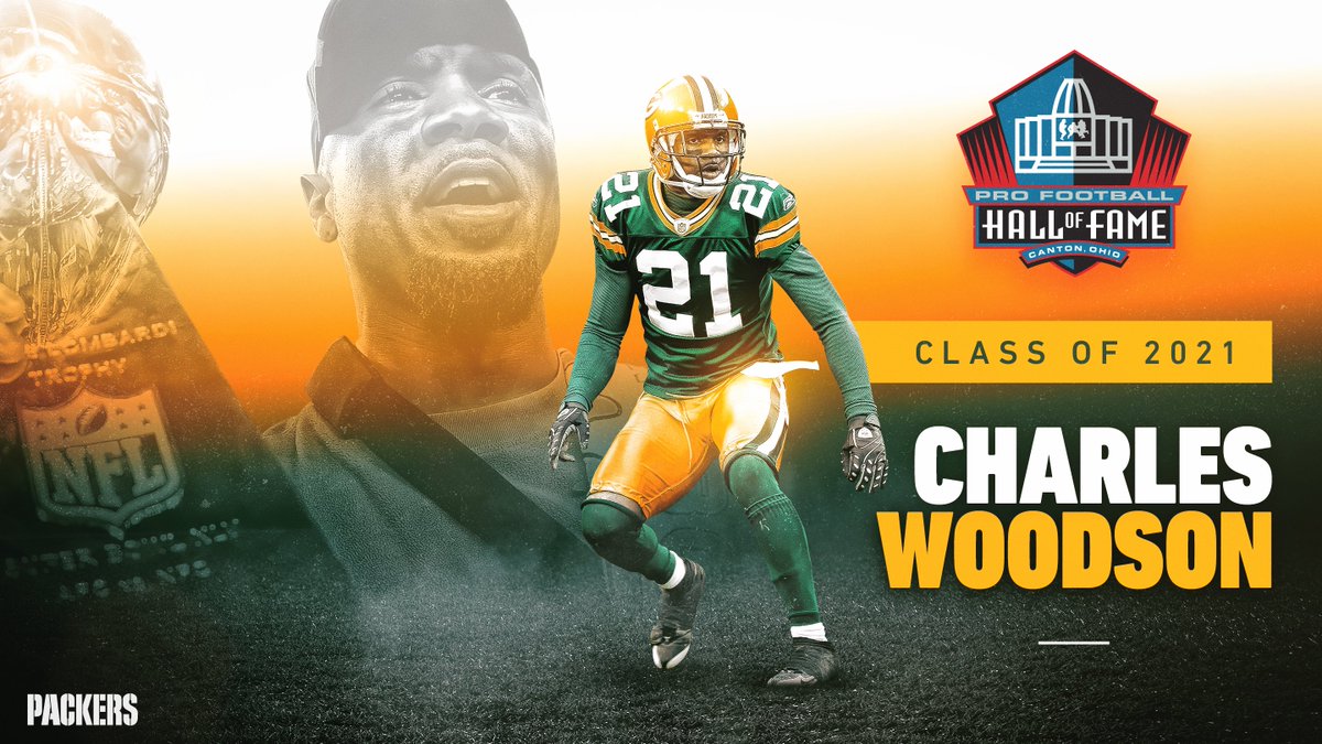 First-ballot Hall of Famer. 

<a href="/CharlesWoodson/">Charles Woodson</a> is headed to Canton! 📰: pckrs.com/woodson-hof 

#PFHOF21 | #GoPackGo