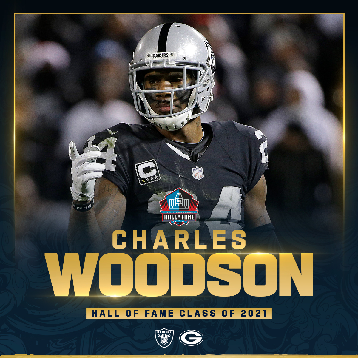 NFL on X: 'Charles Woodson: @ProFootballHOF Class of 2021