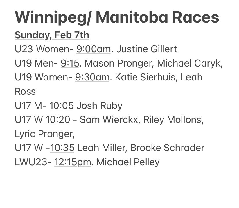 The coach raced today, the athletes race tomorrow!  Good luck to you all!  Training at home for 14 weeks has been tough, and you have worked hard!  Cheering for you!!