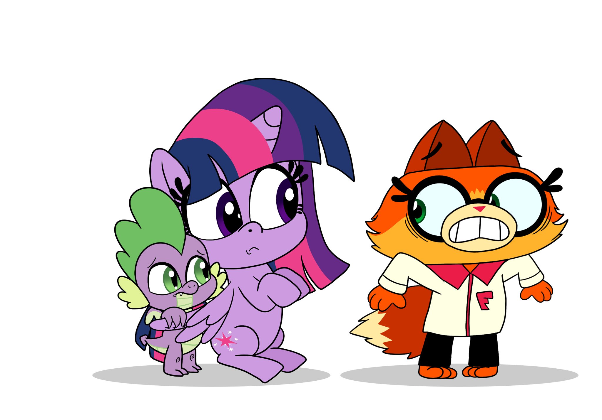 Lachlan Lock Lin Berthelsen on X Following the results of my last poll here is Hi Hi Unikitty Pony Life Unikitty Pinkie Pie Puppycorn x Fluttershy Dr. Fox Twilight Sparkle