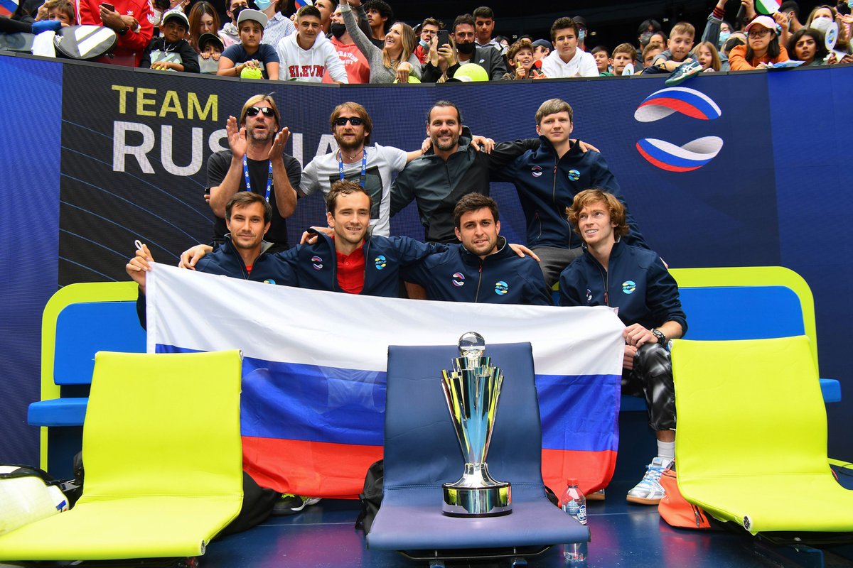 ATPCup's tweet photo. A piece of 🇷🇺 history!

#ATPCup | #TeamRussia | @ABCBullion https://t.co/J872XlpyVY