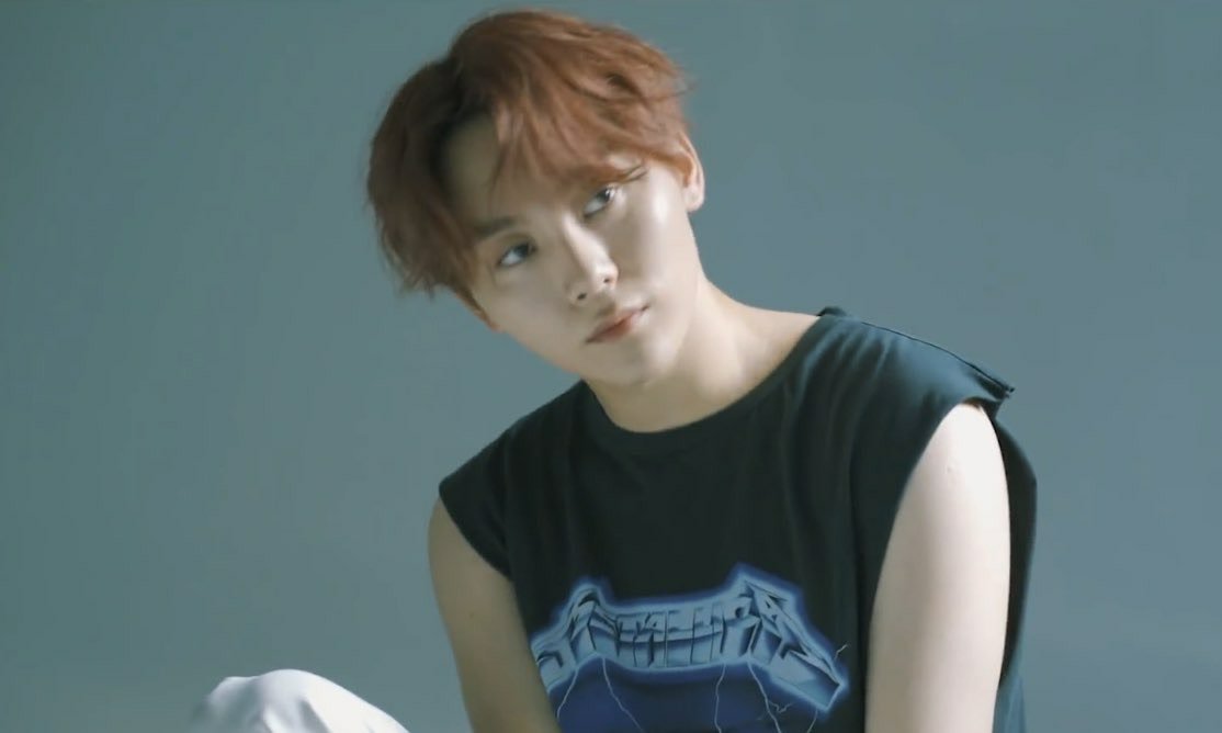 seungkwan with red hair; a thread