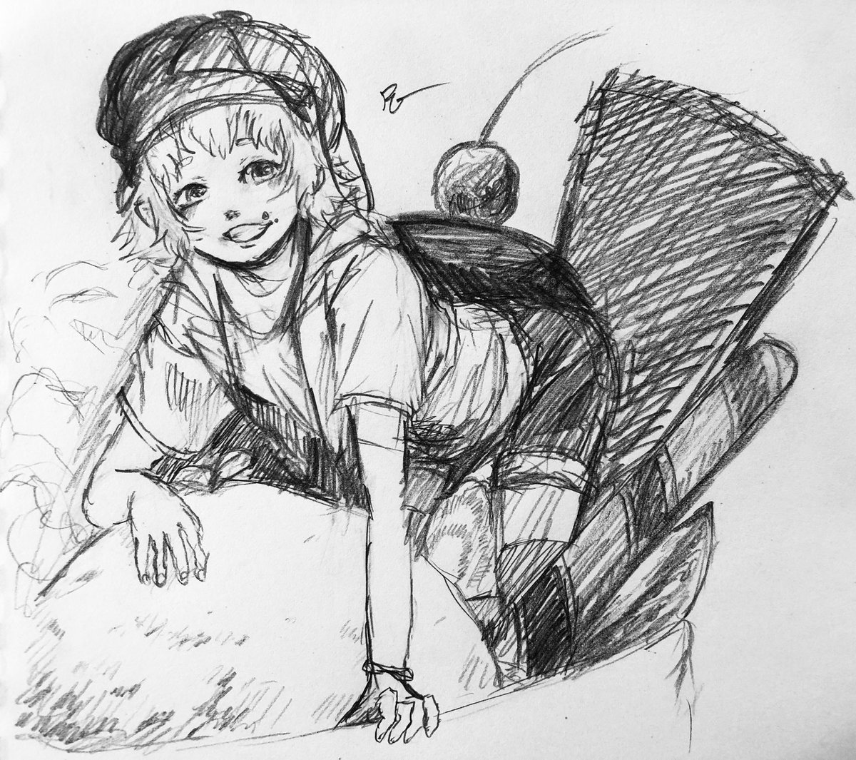 #見た人もなにか無言で幸せをあげる
パフェと白 