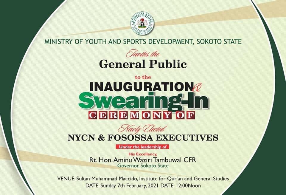 MOYSDevelop_Sok's tweet image. It’s today 
Inauguration and Swearin-In Ceremony Of Newly Elected NYCN and FOSOSSA Executives 
Venue: Sultan Maccido Institute For Quranic and General Studies 
Time: 12pm