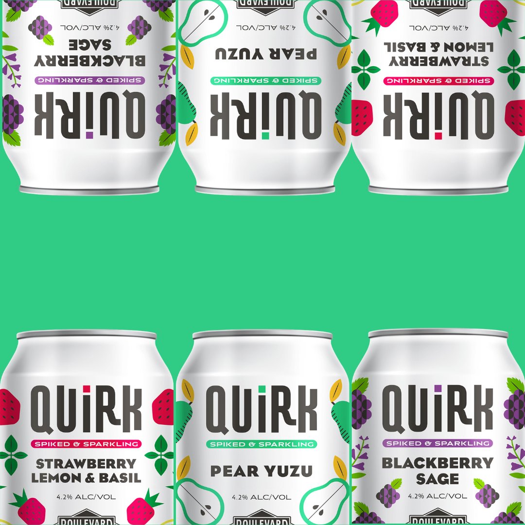 Strawberry lemon &amp; Basil, Blackberry Sage or Pear Yuzu? Which Quirk Seltzer are you going to try first?