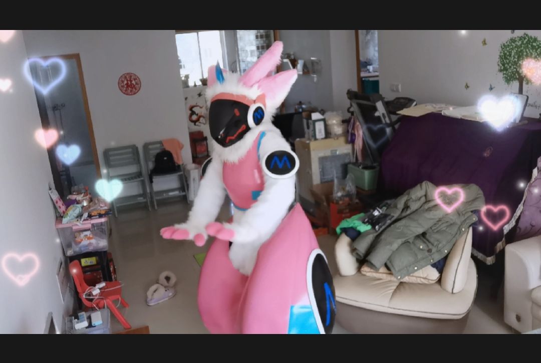 Ruby Protogen Studio on X: Ruby's full protogen fursuit