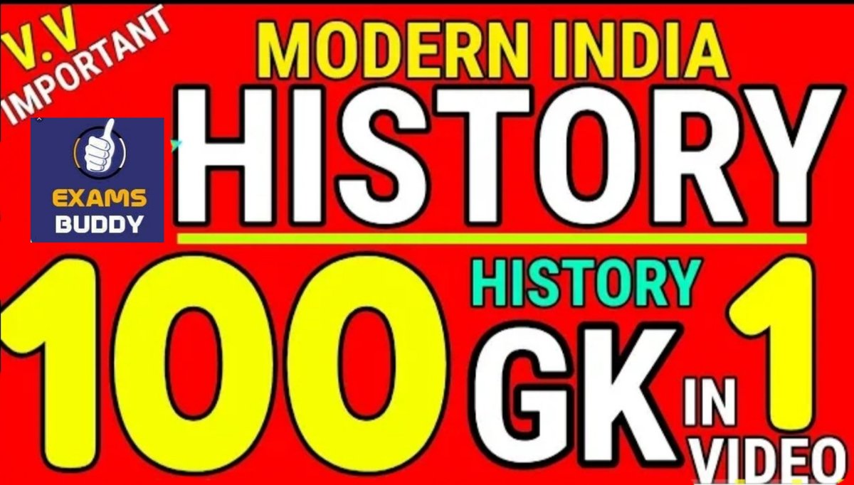 exambudy's tweet photo. Indian modern history top 100 Most important Question
https://t.co/BUIHXhxH0c

@YouTube @YouTubeCreators @YouTubeIndia @youtubemusic
#Elecciones2021 #DNA #desi #AmazonPrime #DhakaMafia #Culturalappropriation #GretaThunbergExposed #ASMR #ConspiracyAgainstIndia https://t.co/EZDkOku2wu