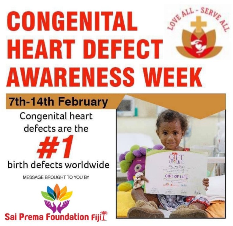 Congenital Heart Defect Awareness Week (7th-14th February)
#congenitalheartdefect 
#heartdisease
#CHD 
#CHDawareness 

@FijiPM 
<a href="/Nadokoulu/">Dr I Waqainabete</a> 
<a href="/MOHFiji/">Ministry of Health & Medical Services - Fiji</a>