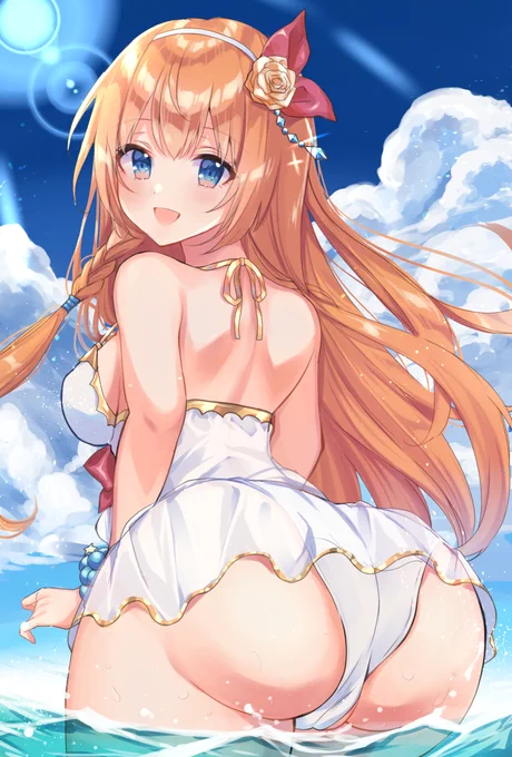 水着ペコリーヌ #プリンセスコネクト!Re:Dive #水着 #ペコリーヌ https://t.co/9VJqvYSA1x 