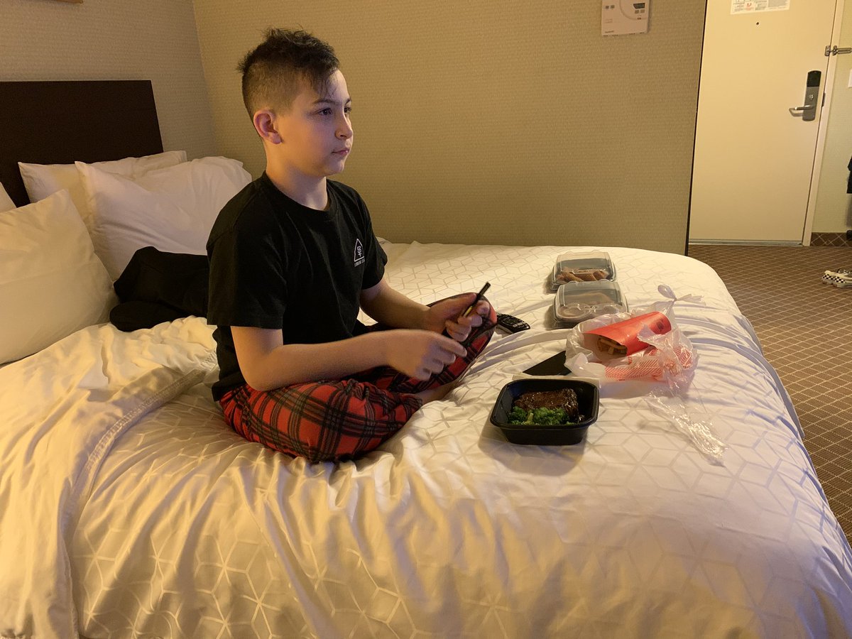 And as for me as simply a dad, I got to watch one of my kids launch absolute nuke shots, have a metric ton of fun playing again and bond with his teammates on the field. Then we crushed Applebee’s steaks on the bed while watching Martin re-runs. It was pretty tight.