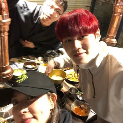 he's also friends with BoA