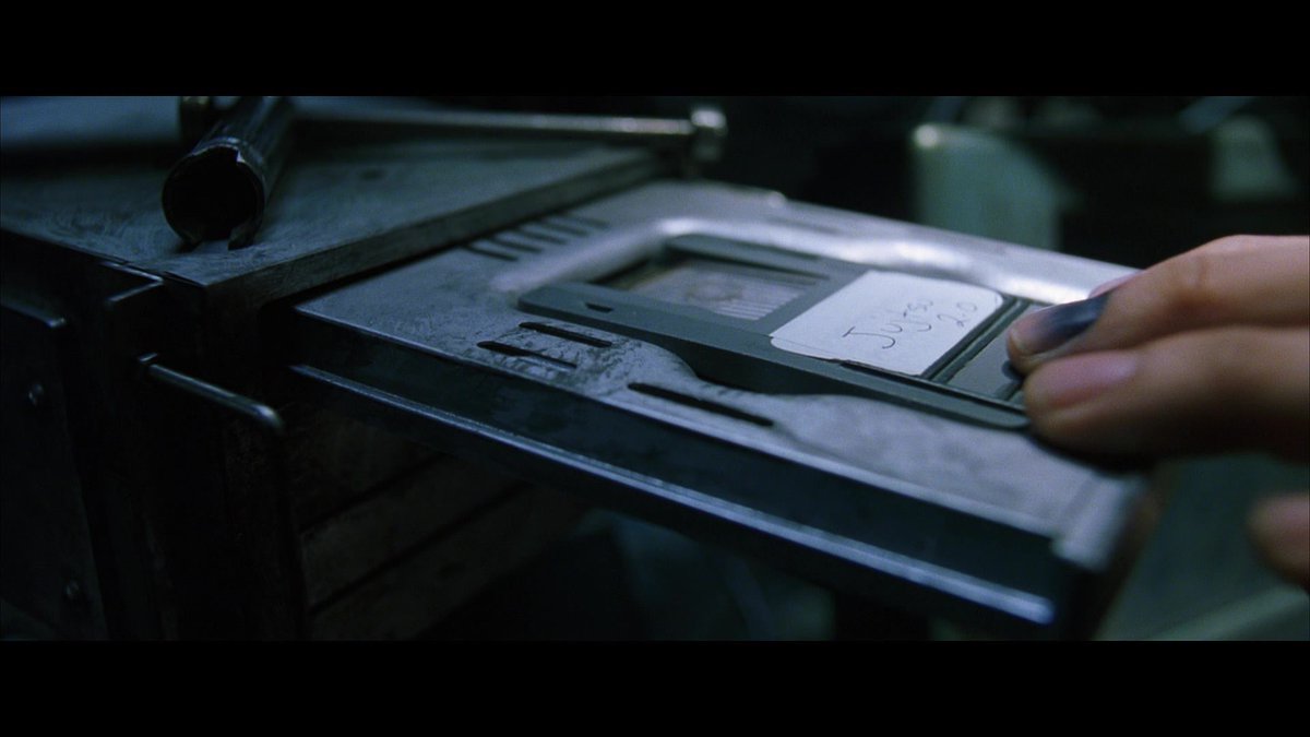 I just paused the movie to watch a shot of Tank’s fingers uploading Neo into jiujitsu training. They shoot typing the same way they shoot fight scenes. Its so easy to overlook this shit and it’s so hard to do.