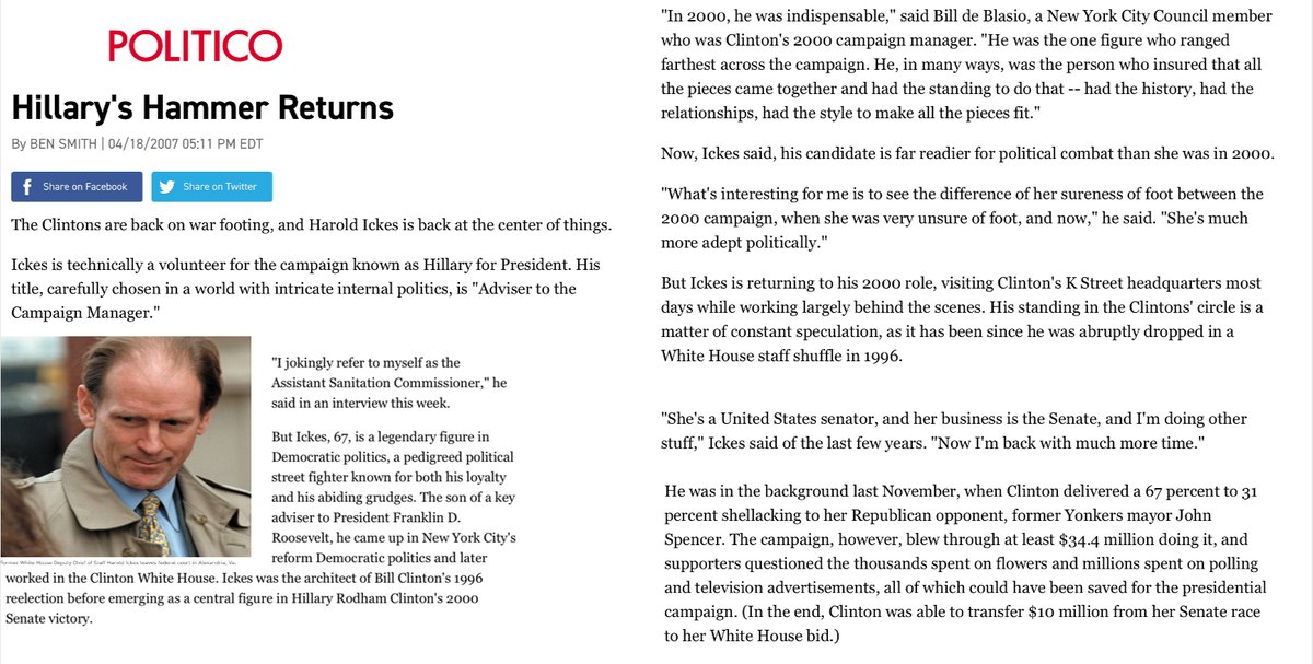 Did you know HRC had a Hammer? It was connected to the Catalist. Database. https://www.politico.com/story/2007/04/hillarys-hammer-returns-003595