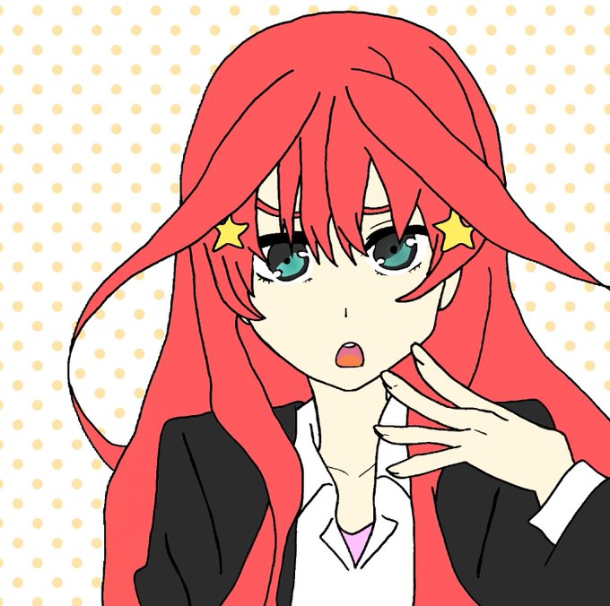 zzz…さんがTwitterに投稿した中野五月(五等分の花嫁)のイラスト。