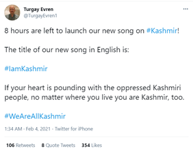 Through propagandist & inimical twitter handles such as  @TurgayEvren1,  @cjwerleman ,  #Pakistan endeavored to gather attention of the world weeks before their self-created "Kashmir Solidarity day" which turned out as a flop show. #KashmirSolidarityWithIndia