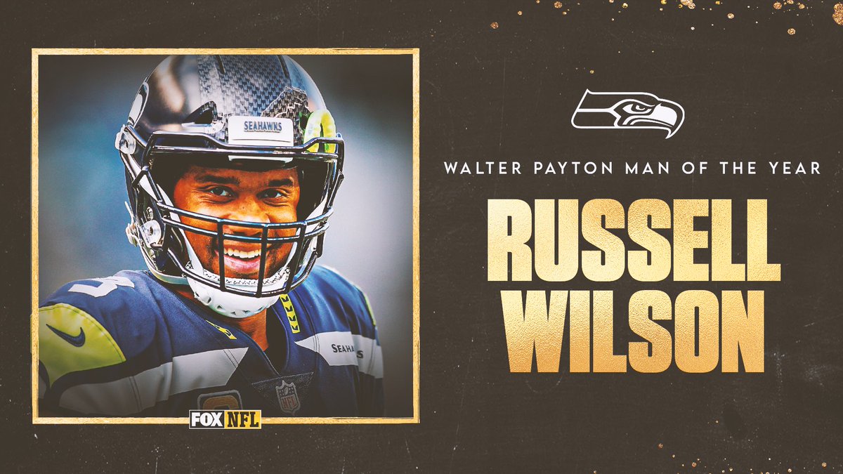 Congrats to <a href="/Seahawks/">Seattle Seahawks</a> QB <a href="/DangeRussWilson/">Russell Wilson</a> on becoming the 2020 Walter Payton NFL Man of the Year! 👏