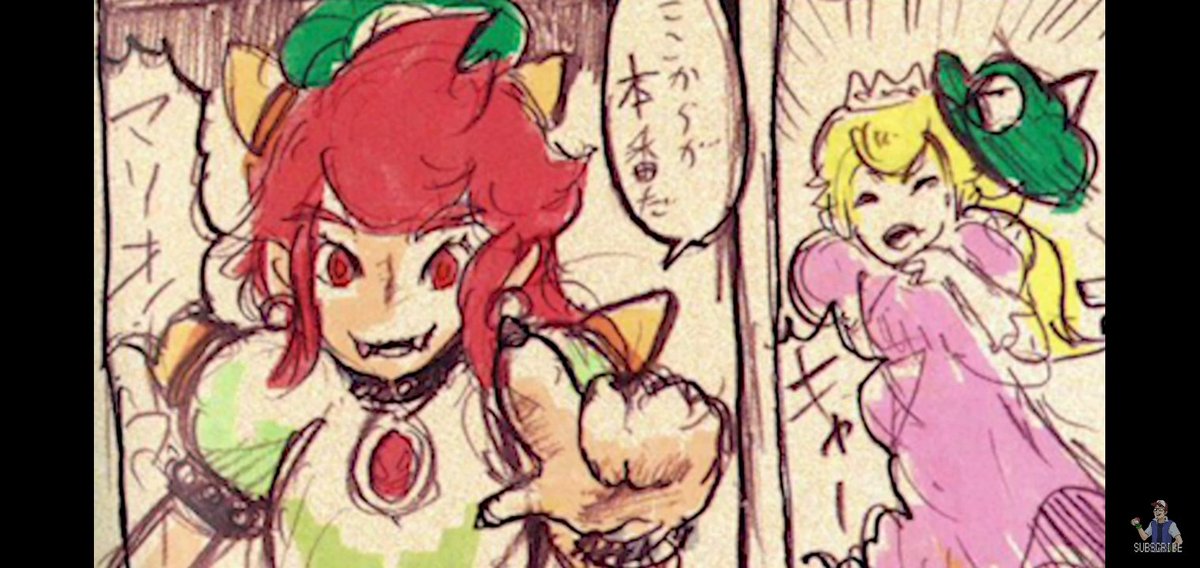 Turns out there's concpet art from Mario Oddessy of Bowser using a hat to capture Peach... Thinking 
