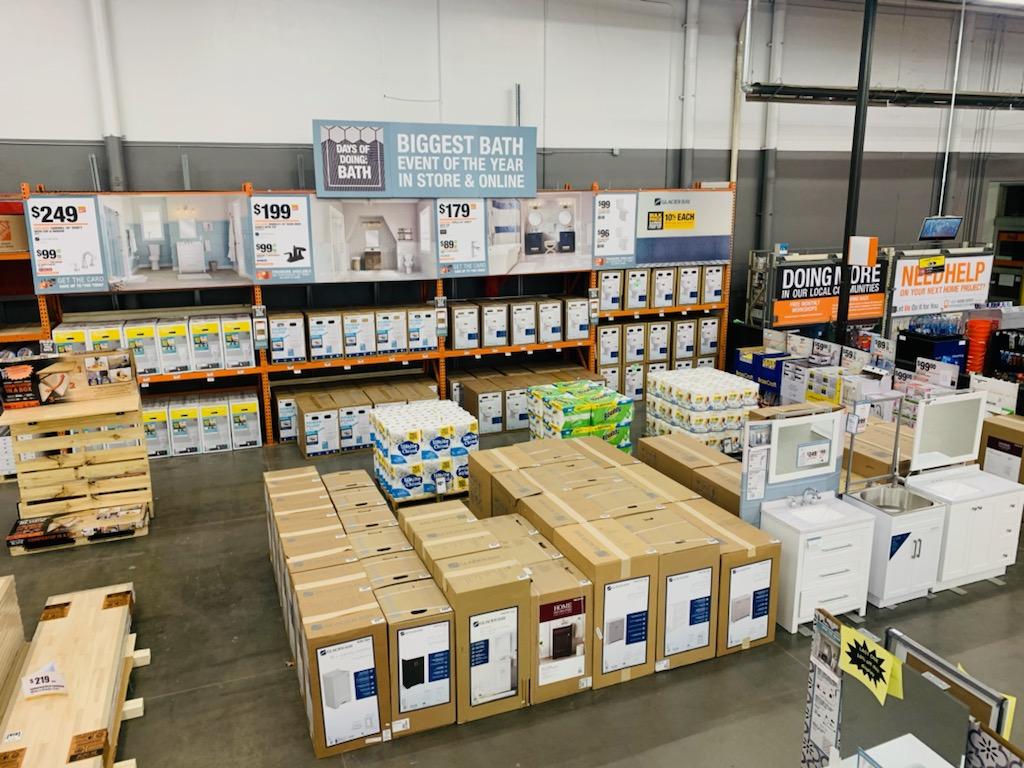 THDIsa's tweet photo. The result of a management team that leads by example. Thank you Darrick, Store Manager, and @HdNigel, our new OPS ASM, for your hard work and enthusiasm! 1532 is now stocked and ready to continue driving our #WinterBathEvent!! #WeAre1532 #OneTeam #StoreStandards @HD1532 https://t.co/7CCqVN0mUG