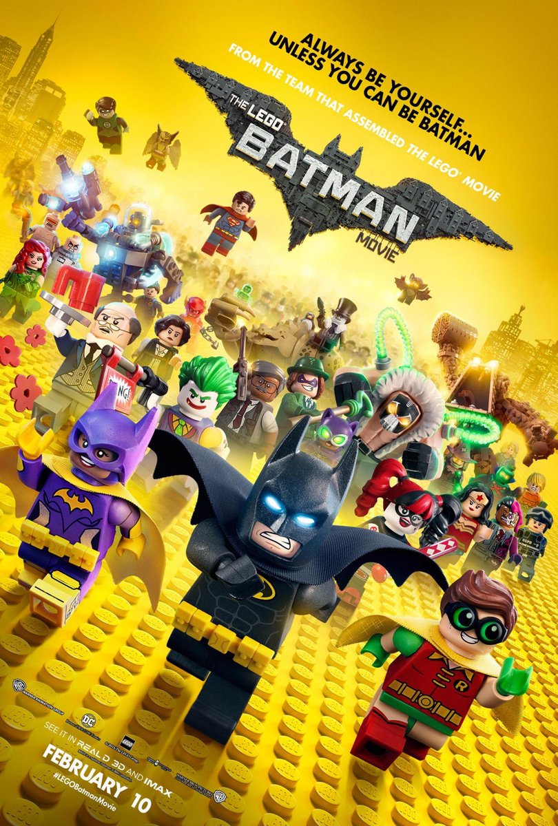 Lego Batman Movie- It's absolutely hilarious that's for sure. Pretty much every joke landed. It sorta drags in the sentimental parts though, batman can be a bit obnoxious, and the voice gets kinda grating but I do recommend. It has Kite Man.
