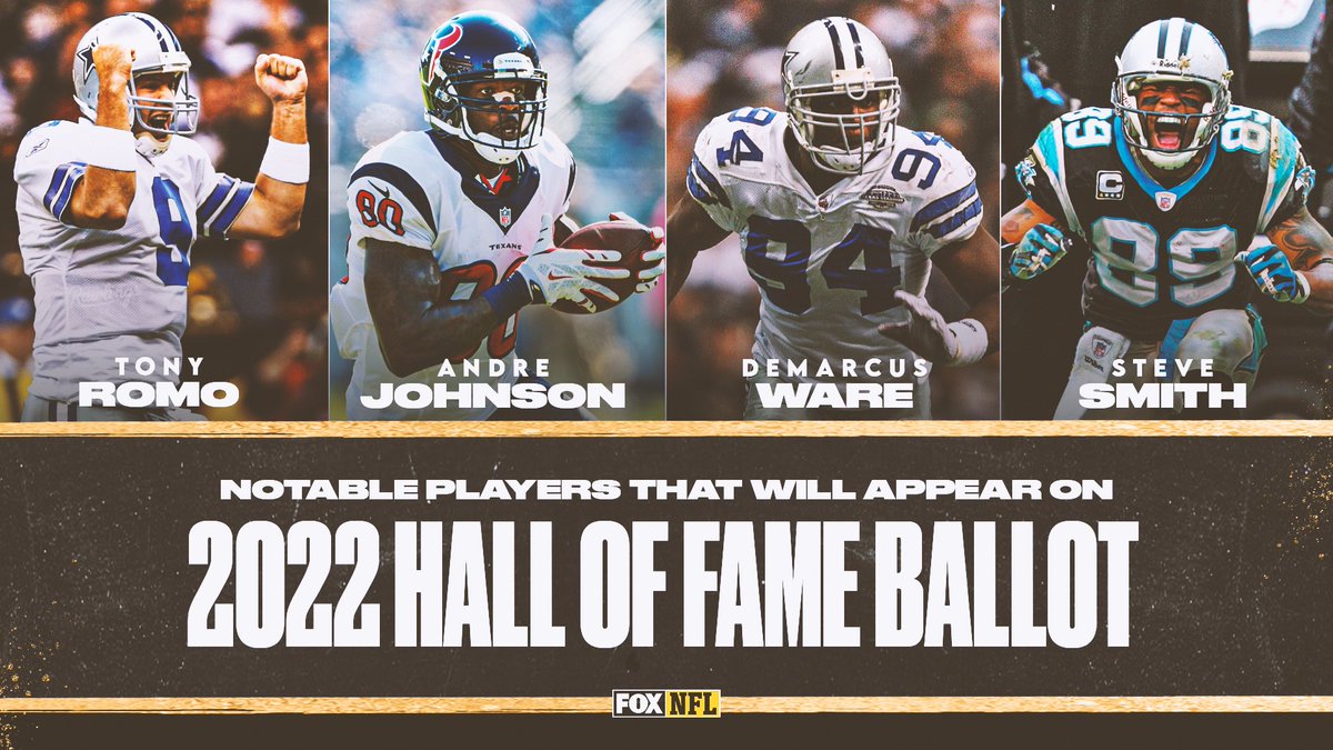 FOX Sports: NFL sa X: 'Here are a few of the notable players that will be  on the 2022 Hall of Fame ballot 
