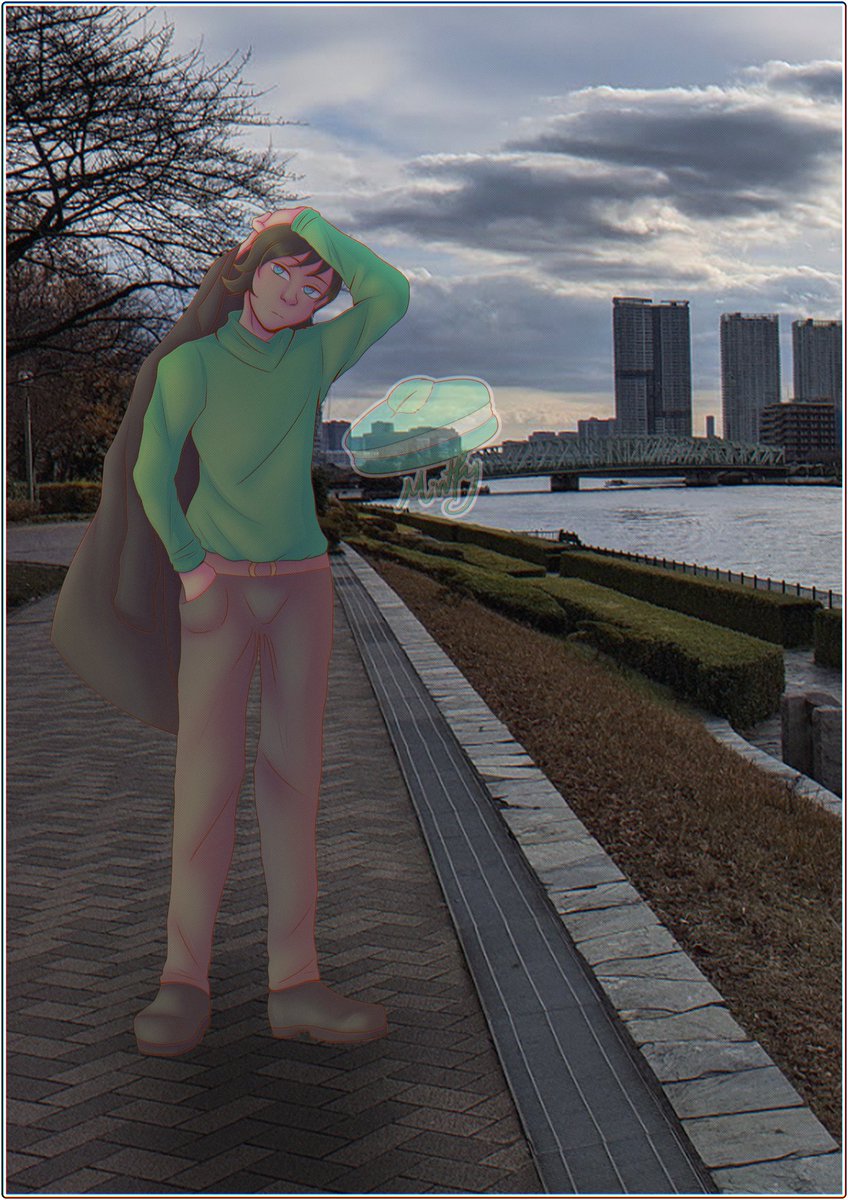 mintfyart's tweet photo. Morlan, un investigador paranormal encargado de fotografear evidencias y la única persona en la que Vek puede confiar, o no?
#morlan #touristvek #clipstudio #clipstudiopaint #wacom #wacomone https://t.co/Fsa7oCkrzJ